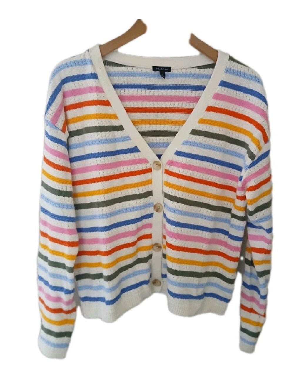Talbots V Neck Cardigan Sweater